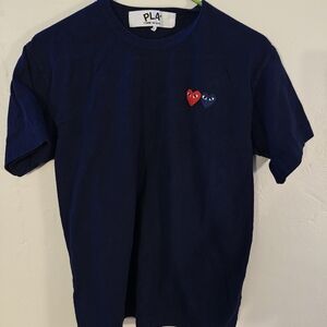 Comme Des Garcons Play Double Heart T-Shirt